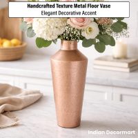 Metal Flower Vase Copper