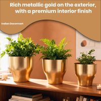 Modern Metal Large Floor Planter