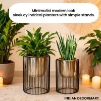 Metal Floor Gold Pot