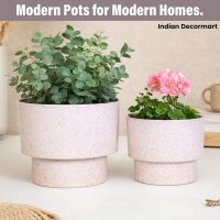 Metal Plant Pots (Set of 2)